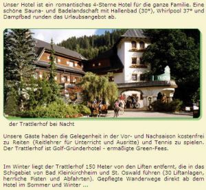 Stellenangebote Hotel Trattlerhof, Bad Kleinkirchheim